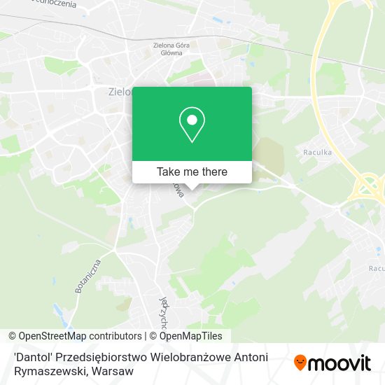 'Dantol' Przedsiębiorstwo Wielobranżowe Antoni Rymaszewski map