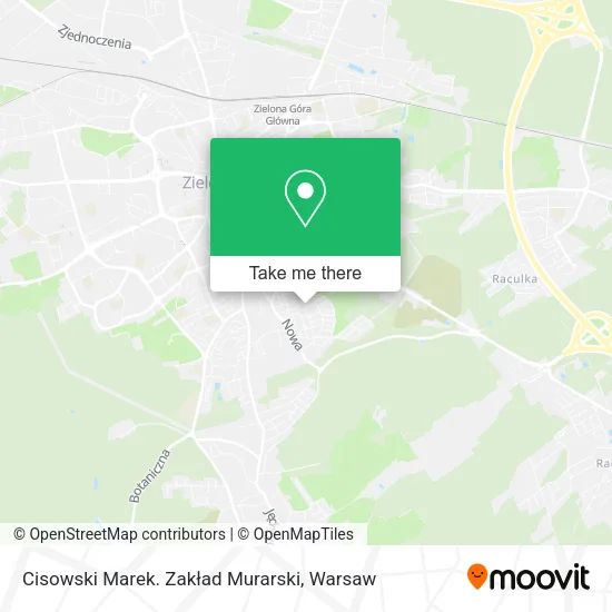 Cisowski Marek. Zakład Murarski map