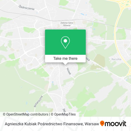 Agnieszka Kubiak Pośrednictwo Finansowe map