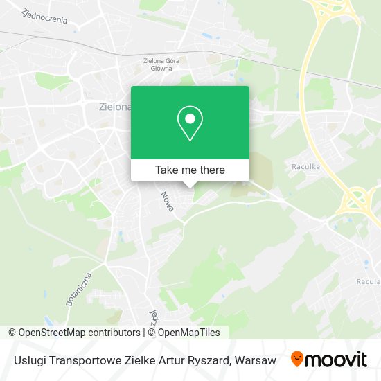 Uslugi Transportowe Zielke Artur Ryszard map