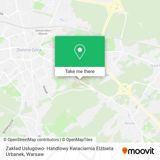 Zakład Usługowo- Handlowy Kwiaciarnia Elżbieta Urbanek map