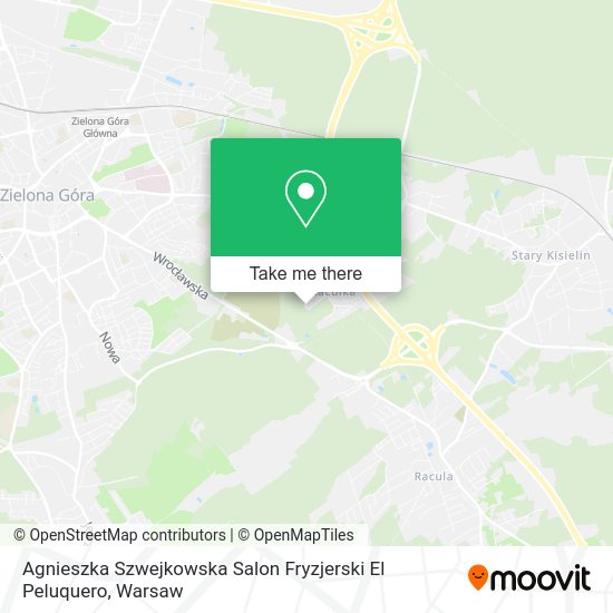 Карта Agnieszka Szwejkowska Salon Fryzjerski El Peluquero