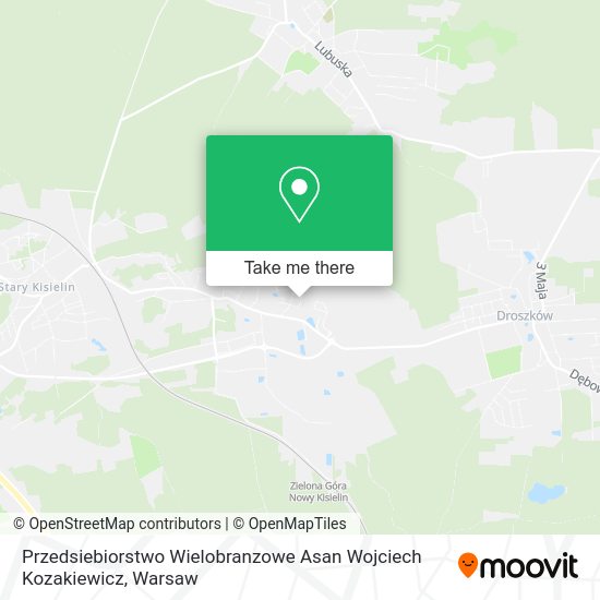 Przedsiebiorstwo Wielobranzowe Asan Wojciech Kozakiewicz map