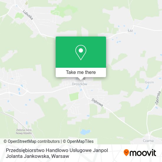 Przedsiębiorstwo Handlowo Usługowe Janpol Jolanta Jankowska map