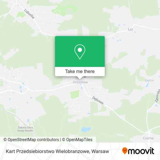 Kart Przedsiebiorstwo Wielobranzowe map