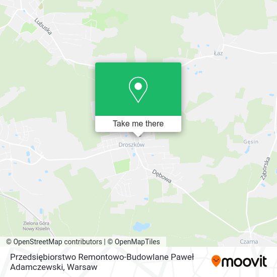 Przedsiębiorstwo Remontowo-Budowlane Paweł Adamczewski map