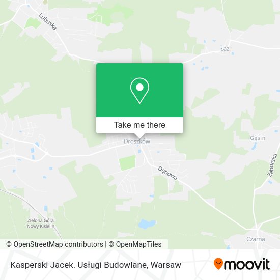 Kasperski Jacek. Usługi Budowlane map