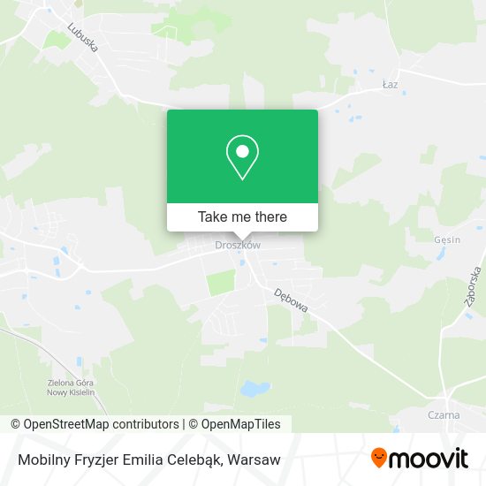 Mobilny Fryzjer Emilia Celebąk map