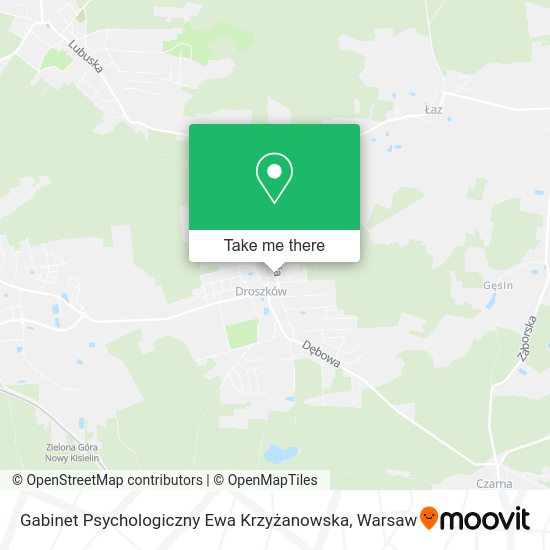 Карта Gabinet Psychologiczny Ewa Krzyżanowska