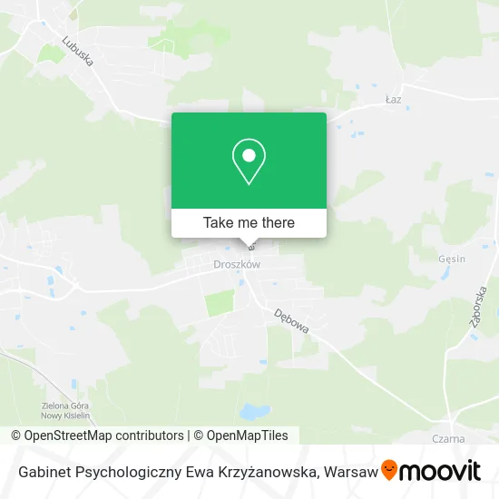 Gabinet Psychologiczny Ewa Krzyżanowska map