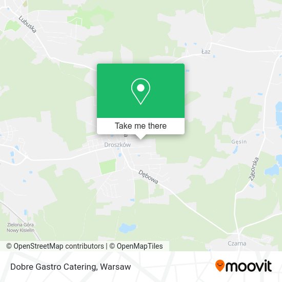 Dobre Gastro Catering map