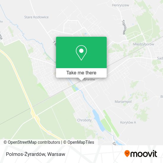 Polmos-Żyrardów map