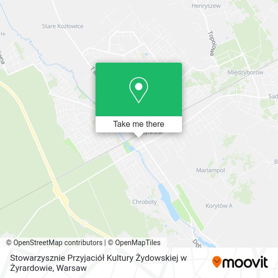 Stowarzysznie Przyjaciół Kultury Żydowskiej w Żyrardowie map