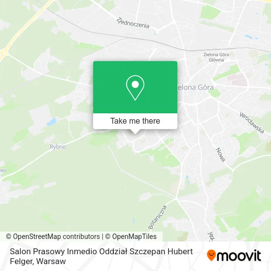 Salon Prasowy Inmedio Oddział Szczepan Hubert Felger map