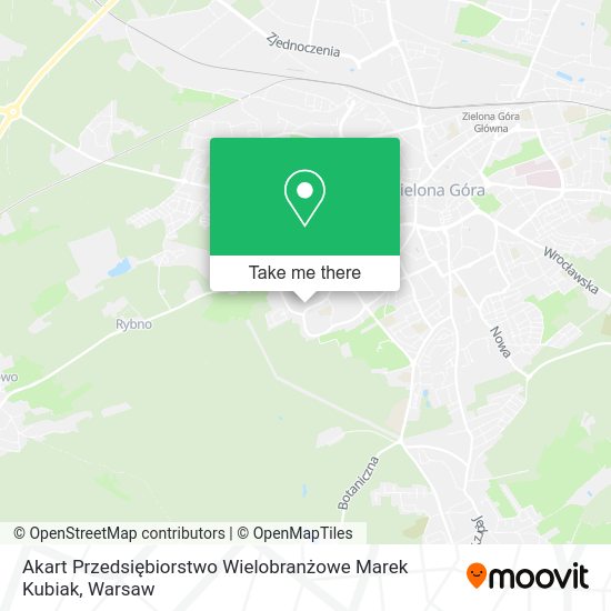 Akart Przedsiębiorstwo Wielobranżowe Marek Kubiak map