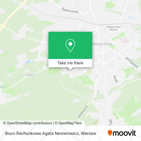 Карта Biuro Rachunkowe Agata Nesterowicz