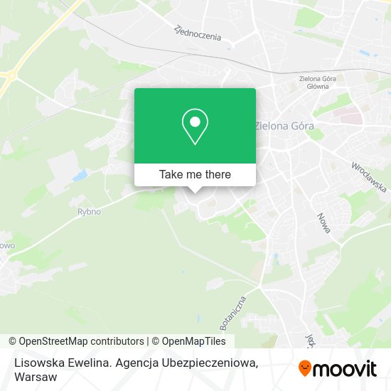 Lisowska Ewelina. Agencja Ubezpieczeniowa map