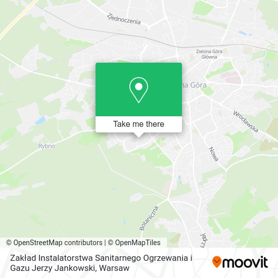 Zakład Instalatorstwa Sanitarnego Ogrzewania i Gazu Jerzy Jankowski map