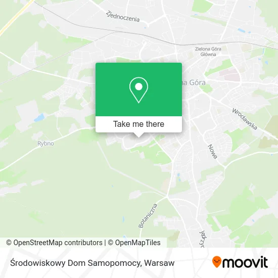 Карта Środowiskowy Dom Samopomocy