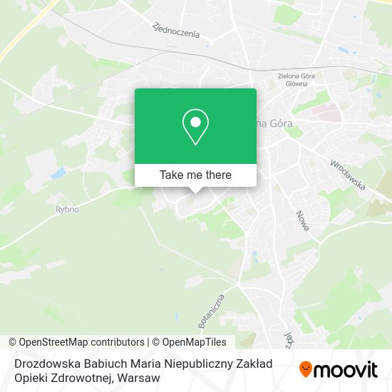 Drozdowska Babiuch Maria Niepubliczny Zakład Opieki Zdrowotnej map