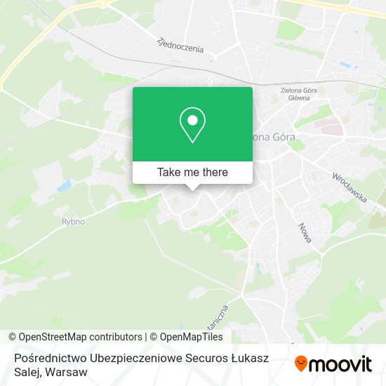 Pośrednictwo Ubezpieczeniowe Securos Łukasz Salej map