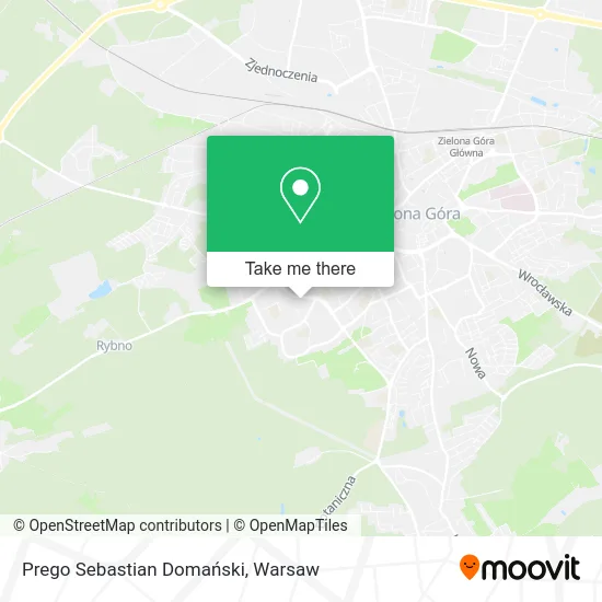 Prego Sebastian Domański map