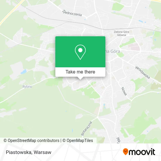 Piastowska map