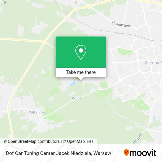 Dof Car Tuning Center Jacek Niedziela map