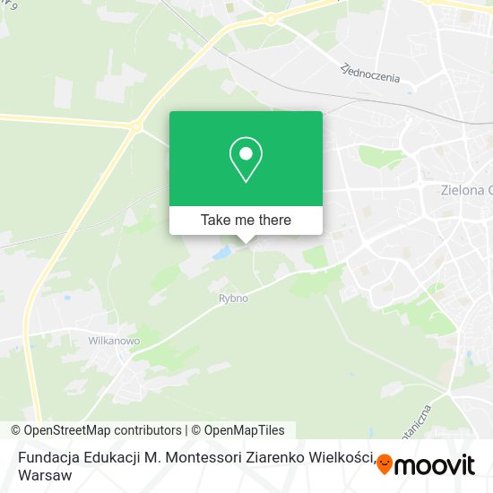 Fundacja Edukacji M. Montessori Ziarenko Wielkości map