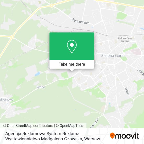 Agencja Reklamowa System Reklama Wystawiennictwo Madgalena Gzowska map