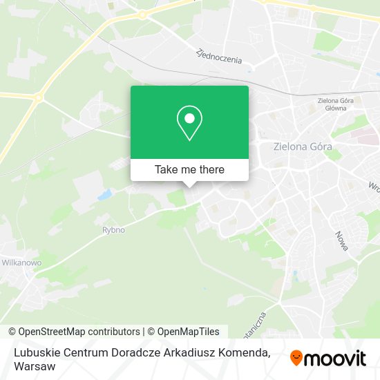 Lubuskie Centrum Doradcze Arkadiusz Komenda map