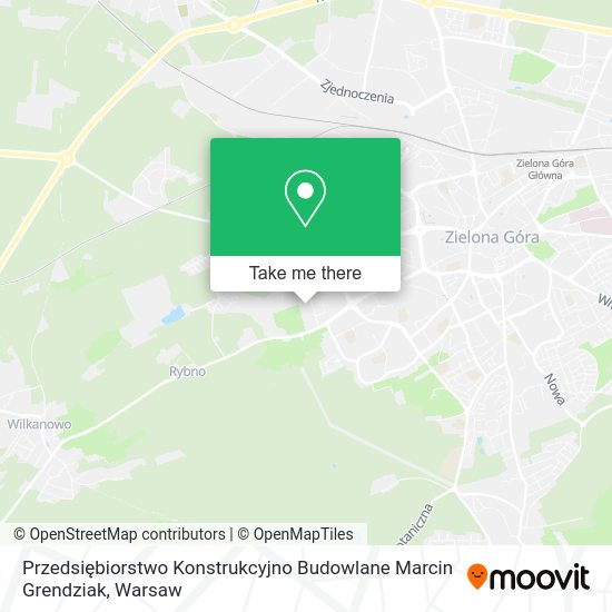 Przedsiębiorstwo Konstrukcyjno Budowlane Marcin Grendziak map