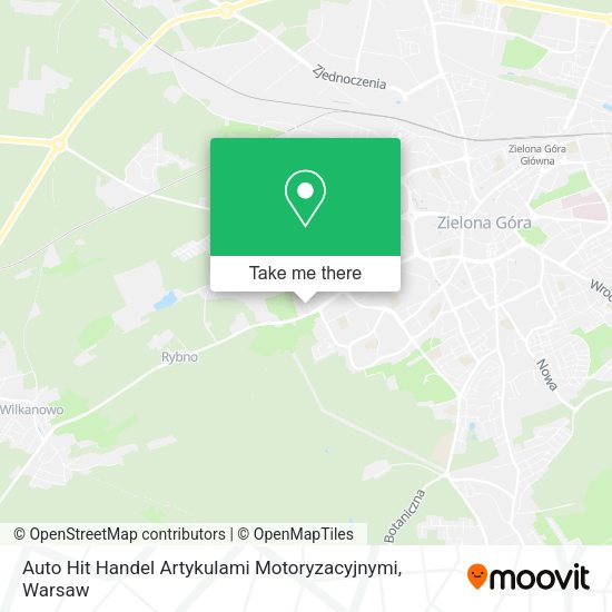 Auto Hit Handel Artykulami Motoryzacyjnymi map