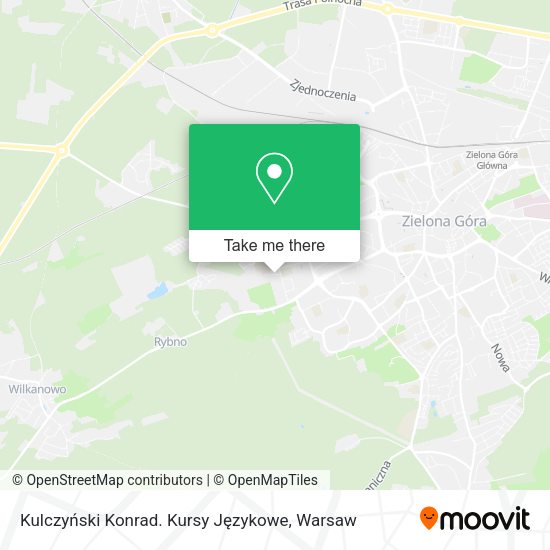 Kulczyński Konrad. Kursy Językowe map