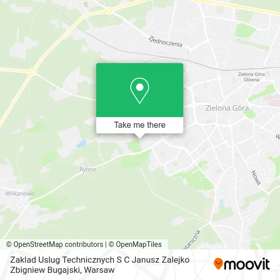 Карта Zaklad Uslug Technicznych S C Janusz Zalejko Zbigniew Bugajski