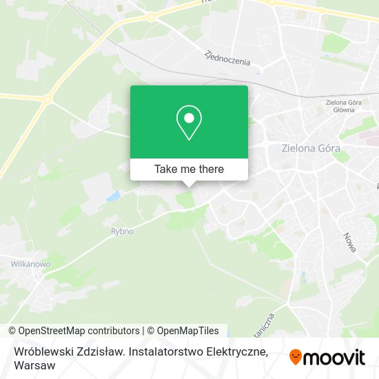 Wróblewski Zdzisław. Instalatorstwo Elektryczne map