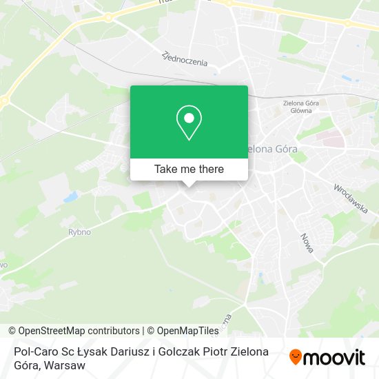 Pol-Caro Sc Łysak Dariusz i Golczak Piotr Zielona Góra map