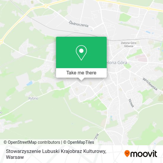 Карта Stowarzyszenie Lubuski Krajobraz Kulturowy