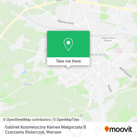 Gabinet Kosmetyczny Kamea Malgorzata B Czarzasta Stolarczyk map