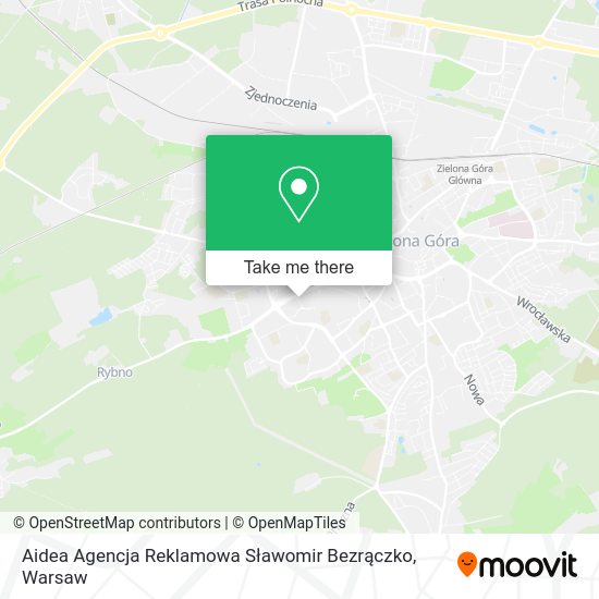 Aidea Agencja Reklamowa Sławomir Bezrączko map