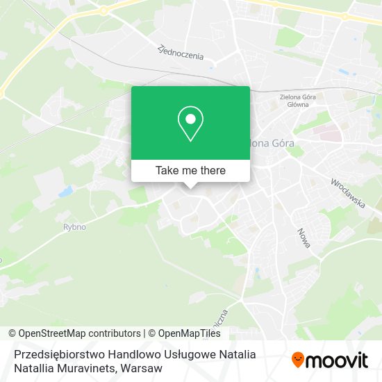 Przedsiębiorstwo Handlowo Usługowe Natalia Natallia Muravinets map