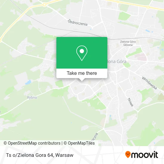 Карта Ts o/Zielona Gora 64