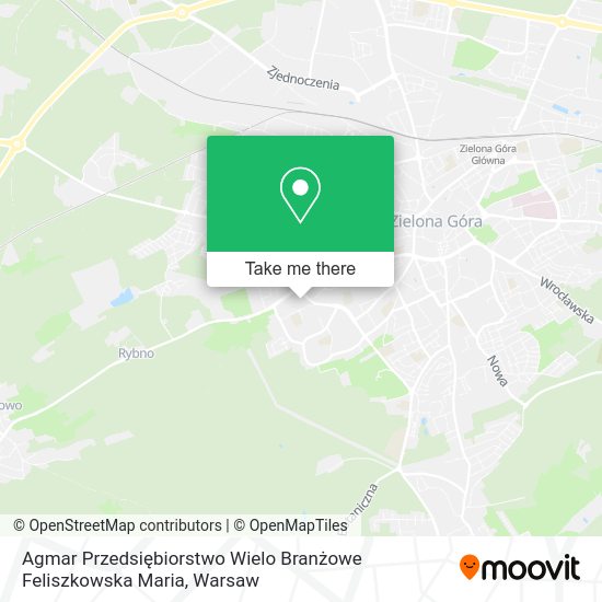 Agmar Przedsiębiorstwo Wielo Branżowe Feliszkowska Maria map