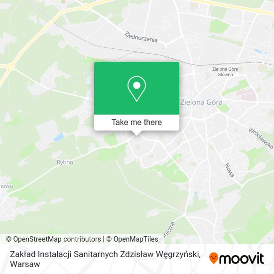 Zakład Instalacji Sanitarnych Zdzisław Węgrzyński map