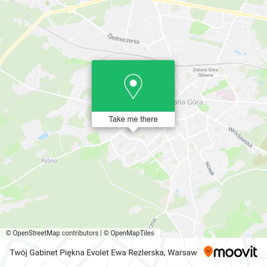 Twój Gabinet Piękna Evolet Ewa Rezlerska map