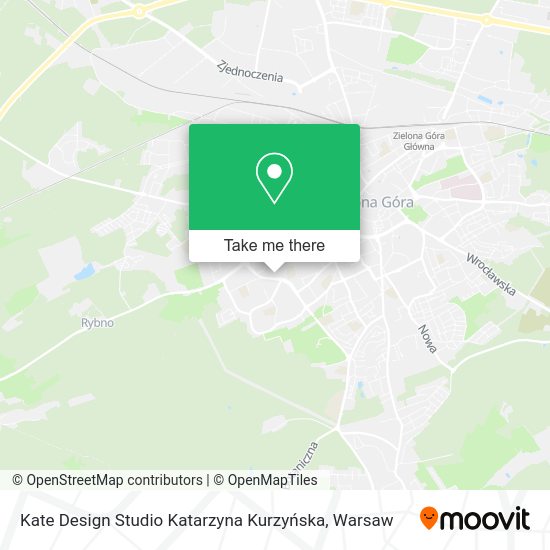 Kate Design Studio Katarzyna Kurzyńska map