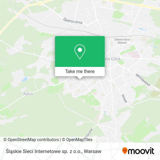 Śląskie Sieci Internetowe sp. z o.o. map