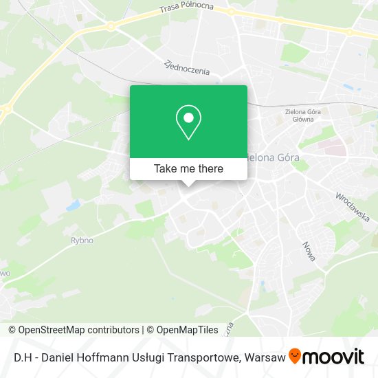 D.H - Daniel Hoffmann Usługi Transportowe map