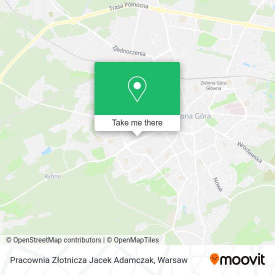 Pracownia Złotnicza Jacek Adamczak map