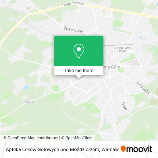 Apteka Leków Gotowych pod Moździerzem map